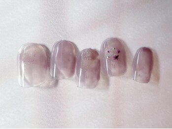 アイネイルズ 梅田店(I nails)/春色もやもやニュアンス¥7200