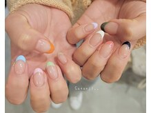 サトリネイルルーム 京橋店(Satoril nail room)/カラーフレンチ＊//