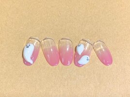 面白い顔のおばけ(ハロウィン)