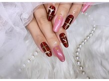 エミラボーテ 天王寺(Emi la beaute)/チェックネイル