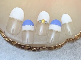 サマーボーダーネイル