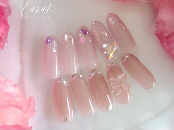 シェル×ラメフレンチ