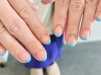 フレンチネイル ベースカラー込