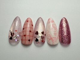 Valentine nail