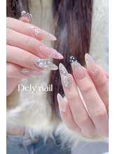 デリーネイル(Dely_nail)/蝶が舞うガーリーネイル