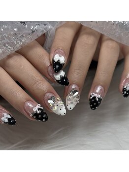 エトワ ル リアン ネイル(Et toi Le Lien nail)/ガーリーネイル♪