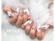 ミレイ(Meley)の写真/《上品×モテ可愛》長さ出しロングで盛れる!自爪に自信がなくてもOK◎長さだしで理想の指先へ♪
