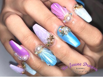 アン ジョーヌドラゴ/【ロングネイル】貝殻ネイル