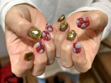 ハンドフィッシュ(handfish)/溶けちゃってるヒョウ柄