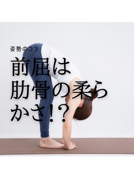 はたらくからだ研究所/前屈は肋骨のやわらかさ!?