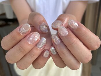 リノ(lino)/透明感ニュアンスネイル7/27