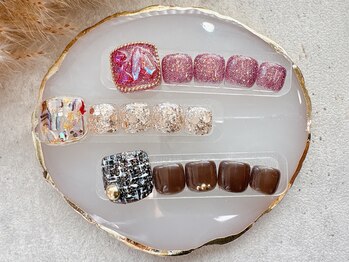 ネイルカレッジアンドサロン ナチュレ(nailcollege&salon NATURE)/定額フットジェル￥7700