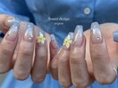 ハイビスカスネイル¥8800