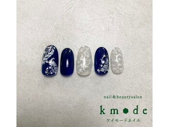 ケイモードネイル(kmode)/冬の雪ネイル