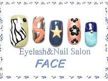 アイラッシュアンドネイルサロン フェイス(Eyelash&NailSalon FACE)/ハンド定額ネイル　￥8.500