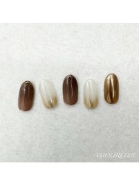 ミルクショコラグラデーション♪