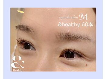 エム(M)/&healthy60本(マツエク＋パーマ)
