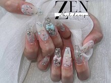 ゼン ネイル デザイン 池袋(ZEN NAIL DESIGN)/* 長 さだしやり放題×つけ放題