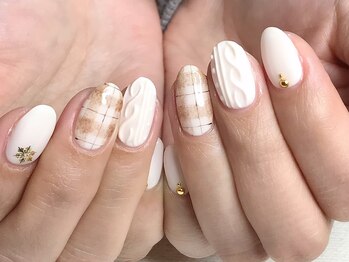 ラルージュ(La Ru-Ju)/ニット×ブランケット