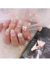 推しネイル　¥7500～