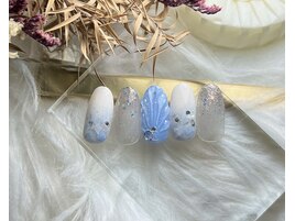 ブルーマーメイドネイル￥12280
