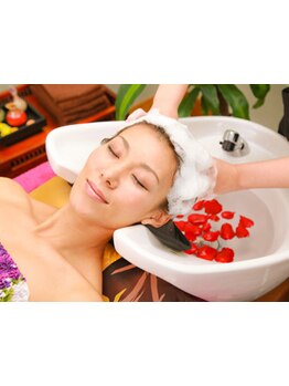 ヘッドスパで癒されたい