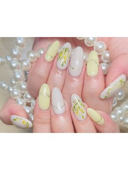 手描きアートが得意なサロン