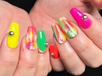 ネオンカラーニュアンス