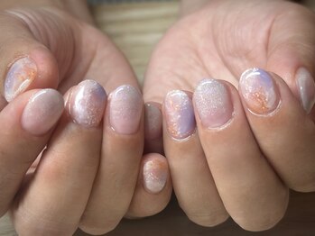 アミュリー ネイル アトリエ(Amury nail atelier)/ニュアンス タイダイ マーブル