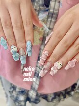 ネコ(Neko)/リボン　hellokitty 長さだし