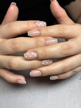 ポッシュ(Posh)/スキニーフレンチ×ドット☆