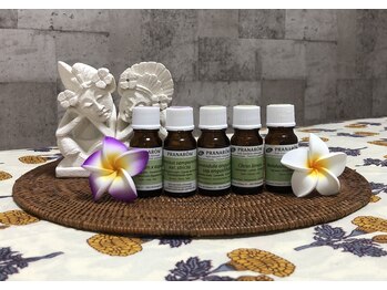 トゥナス(tunas)/プラナロム社の精油を使用