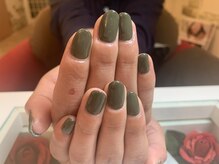 ネイルサロン シェリ(NAIL SALON Cheri)/秋冬のくすみカラーワンカラー