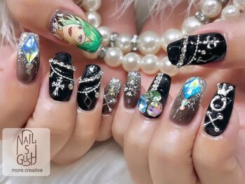 ネイルズガッシュ 溝の口店(NAILs GUSH)/痛ネイル/持ち込み/アート