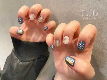 お洒落ニュアンスネイル