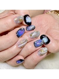 サンプルコース×宇宙ネイル