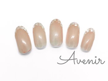 アヴィニール 表参道(Avenir)/シェルフレンチ　ネイル