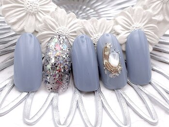 プチプラネイル#444