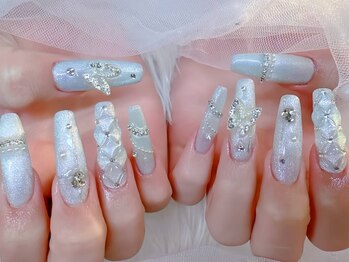 ハナブルームネイル 渋谷道玄坂(Hana Bloom Nail)の写真/【すらっとした綺麗な理想の指先へ♪】自爪が短い方も綺麗なフォルムに！ワンランク上の仕上がりに☆
