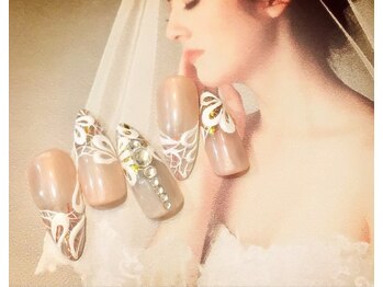 ネイルサロン ハナアオヤマ 堂山店(Nailsalon HanaAoyama)/ブライダルレース