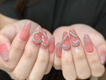 ウサギネイル 新大久保店(usagi nail)/ハートネイル