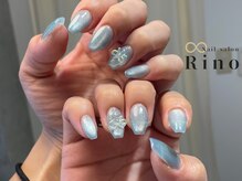 リノ 浦添店(Rino)/カラーマグネット×リボン×水色