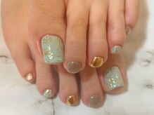 エールネイル(Ailes nail)/ミラーアートネイル