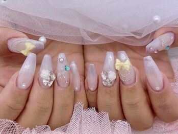 ネイル アリーズ セカンド(nail Allies 2nd)/パステル ガーリーネイル