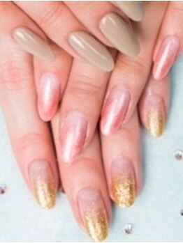 セプトネイル 西大寺店(SEPT NAIL)の写真/【グラデorワンカラー¥3900】派手なデザインができない方にオススメ★経験豊富なネイリストが丁寧に施術♪