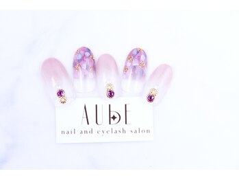 オーブ(AUBE)/2月マンスリーネイル10800円