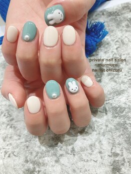 プライベート ネイルサロン マーマ(murmur)/ミッフィーネイル