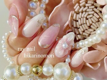 レイネイル レイアイ 光の森店(RAY NAIL ray eye)の写真/《9:00~Open★》予約はお得な平日がオススメ◎【短期間ジェルネイル¥2,000&¥3,000】offなしワンカラー