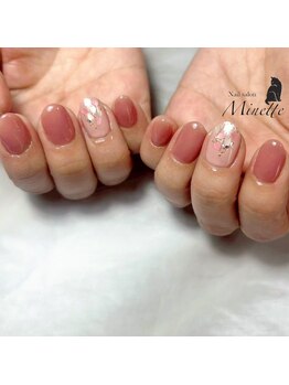 ミネット(Minette)/【アート2本】フラワーネイル