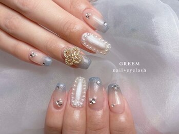 グリーム(GREEM)/大人ガーリーネイル